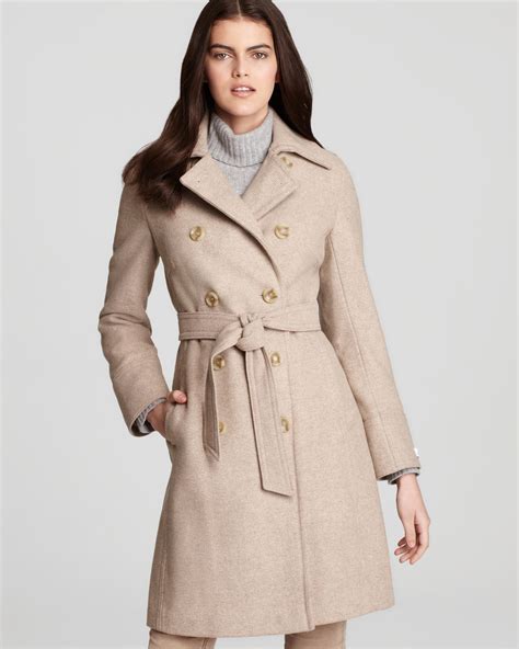 double breasted belted trench coat